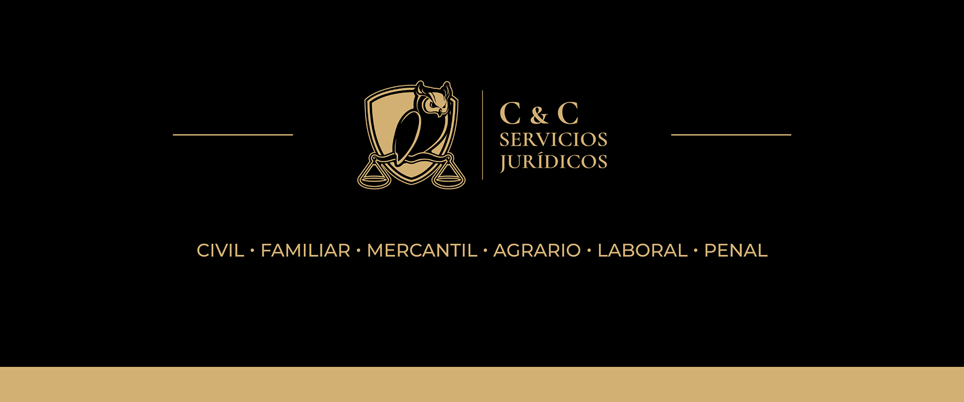 banner proyecto de diseño gráfico para C & C Servicios Jurídicos